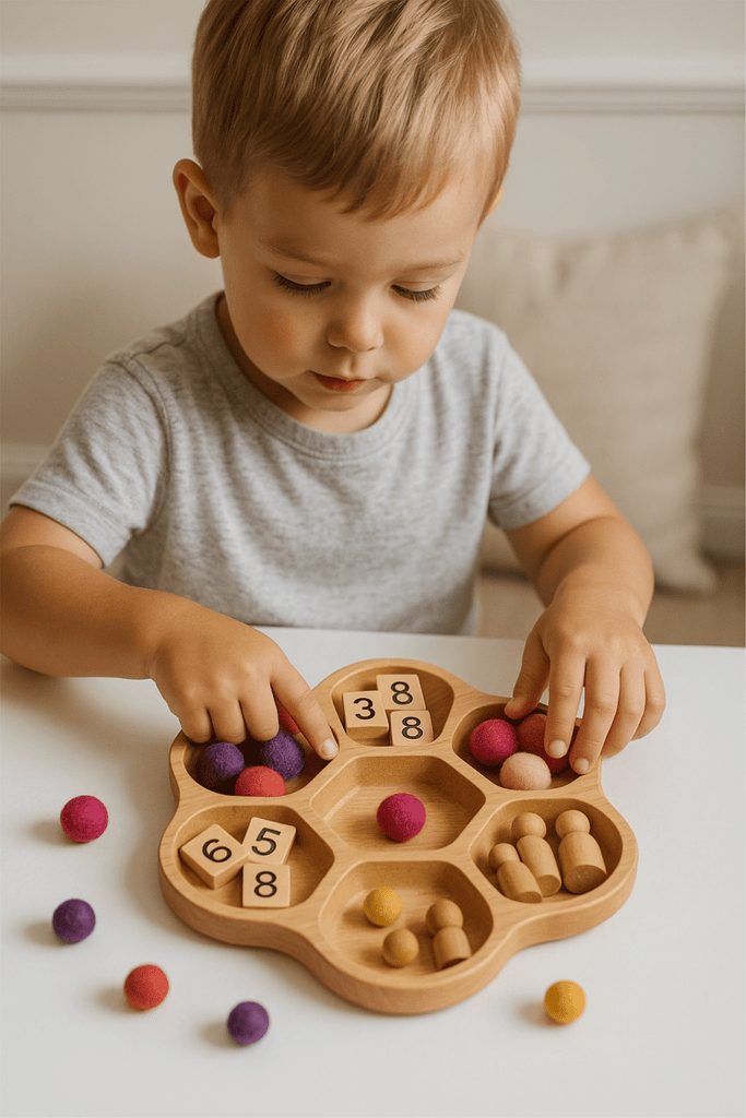 Beechwood Flower Activity Tray - Wattle&Clay