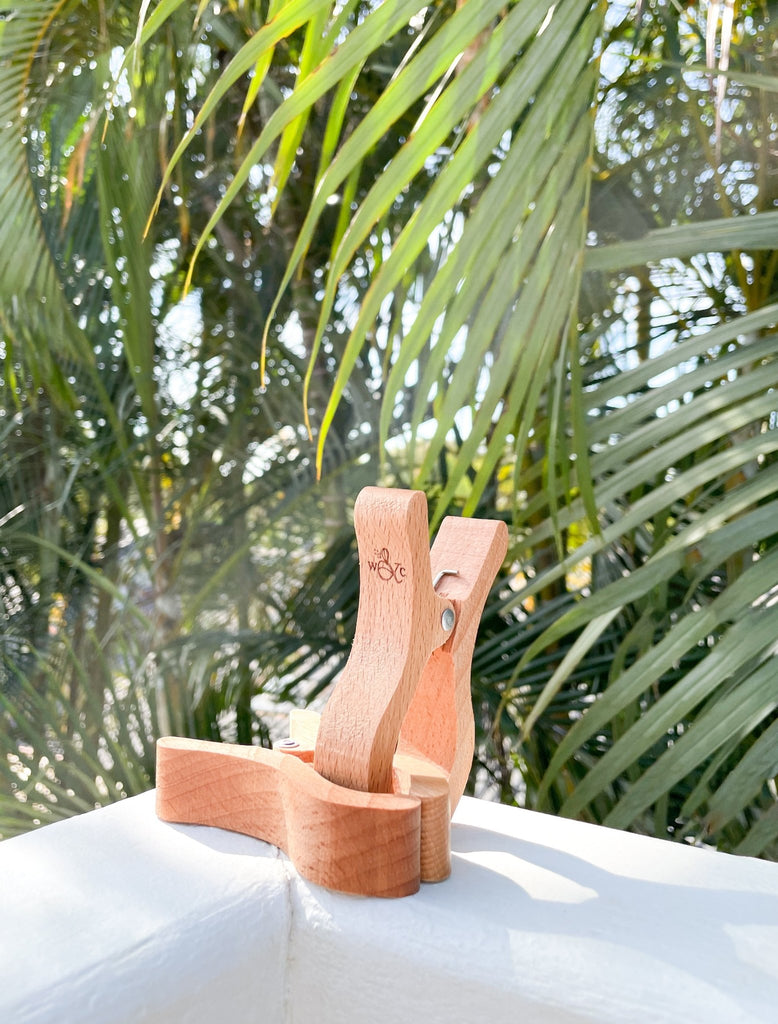 Beechwood Wooden Clip - Wattle&Clay