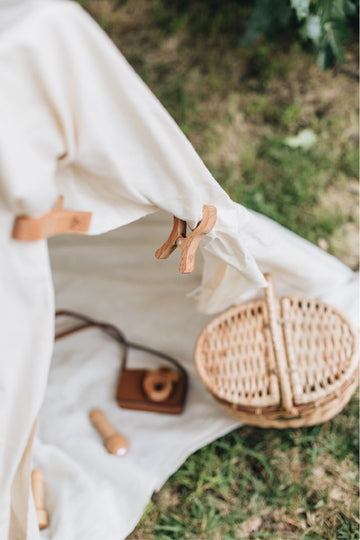 Beechwood Wooden Clip - Wattle&Clay
