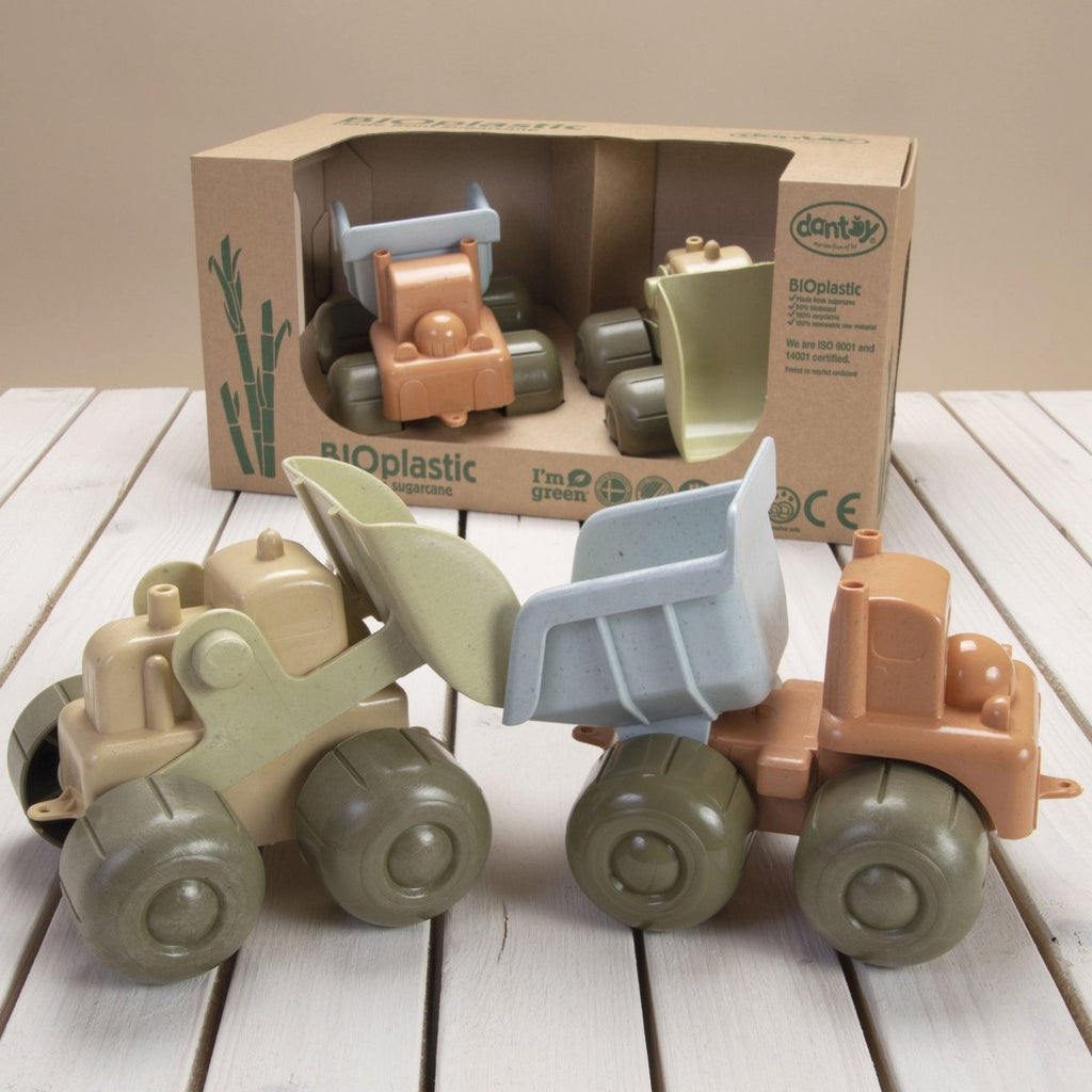 Dantoy - BIOplastic - Construction Vehicle Set - Wattle&Clay
