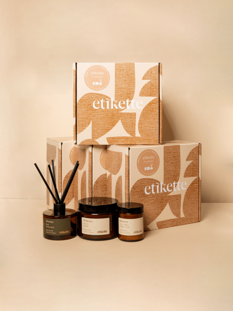 Etikette Essentials Christmas Gift Box - Three Signature Products - Wattle&Clay