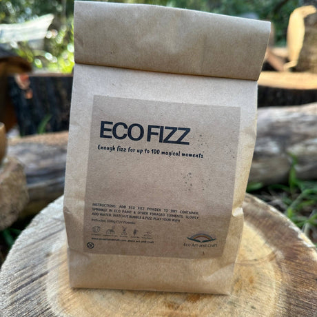 Large kraft bag full of eco-fizz