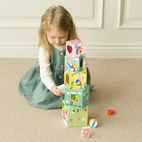 Forest Stacking Cubes by Classic World - Wattle&Clay