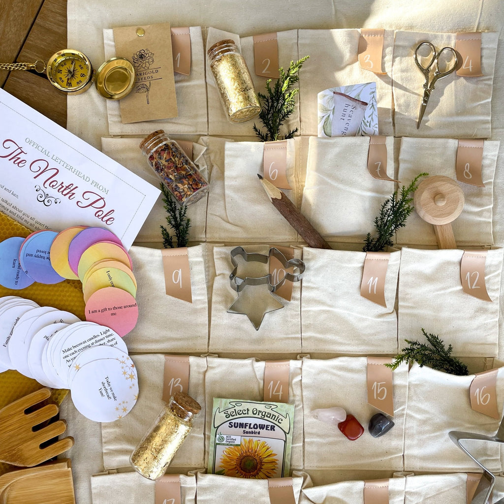 FREE Family Advent Calendar - Affirmations and Daily Activities - Wattle&Clay