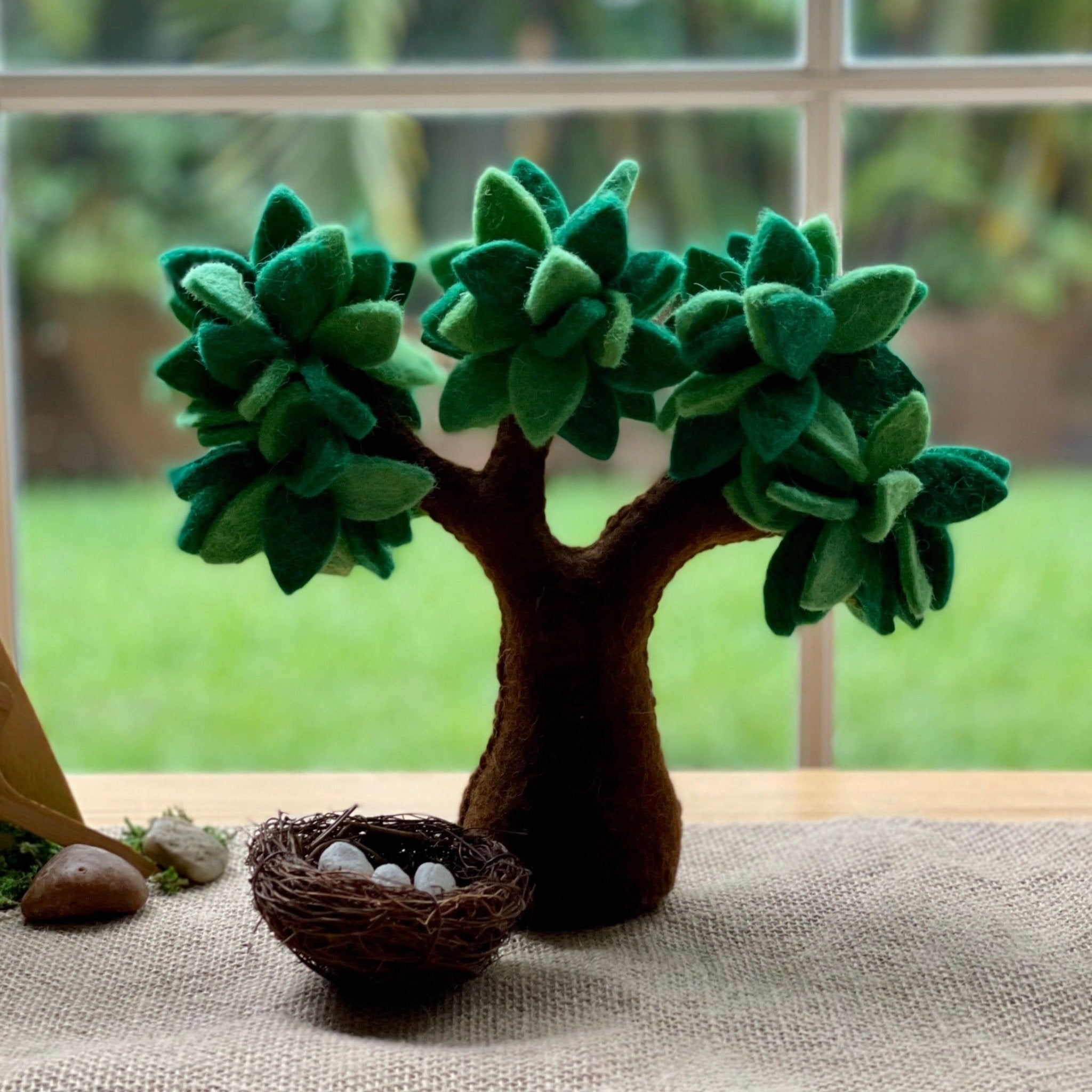 Felt Loop Tree Felt Marula Tree — Handsewn 100% Wool Small World Play | Wattle & Clay ...