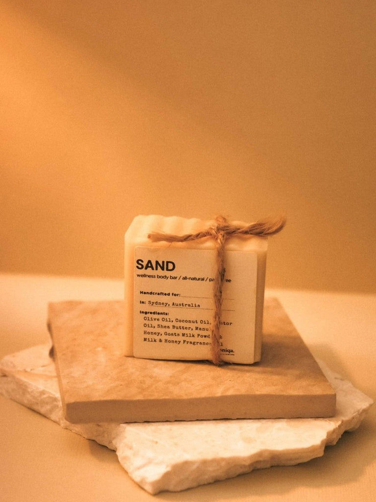 Natural Palm Free Naked Soap | Sand - Wattle&Clay