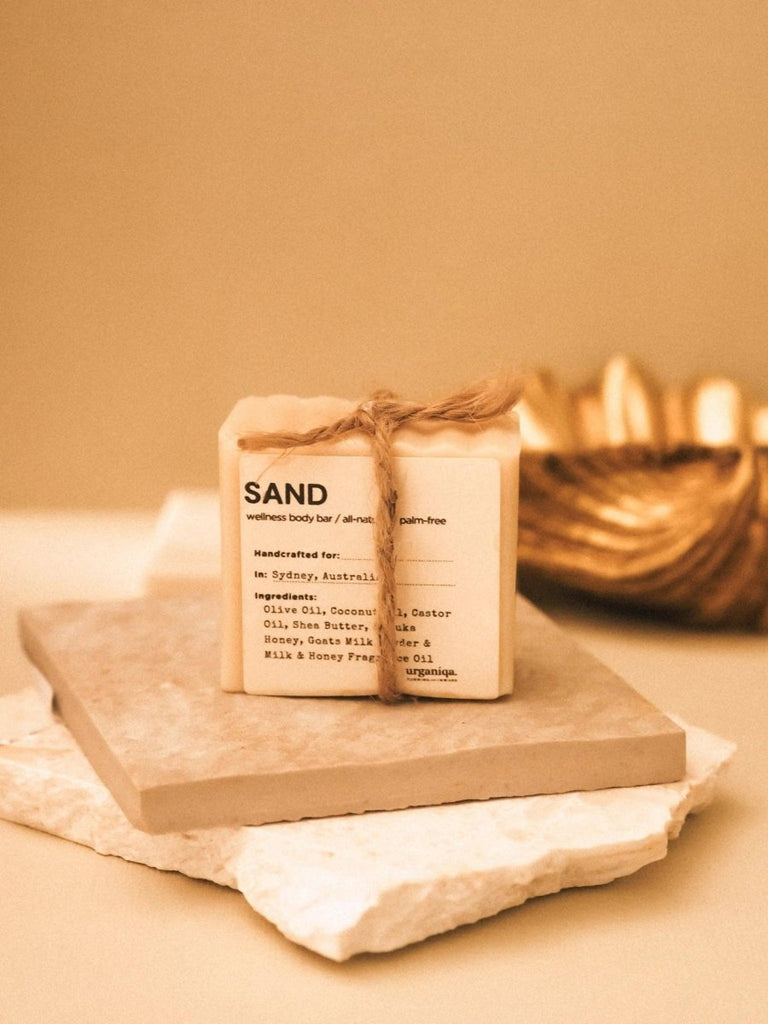 Natural Palm Free Naked Soap | Sand - Wattle&Clay