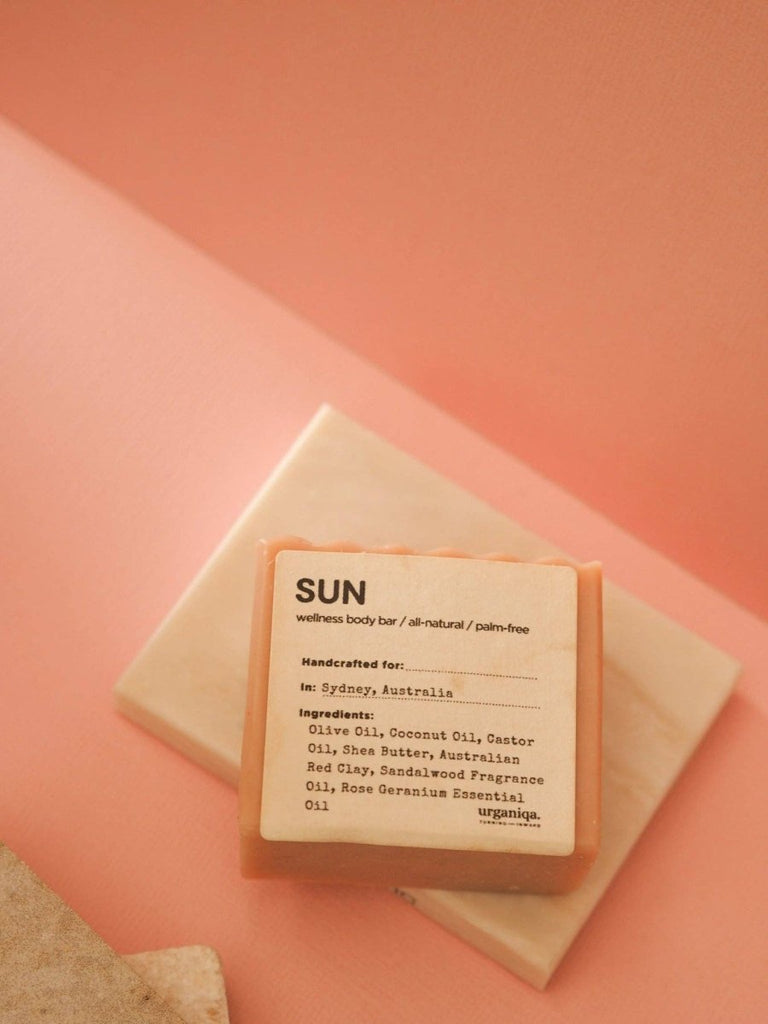 Natural Palm Free Naked Soap| Sun - Wattle&Clay