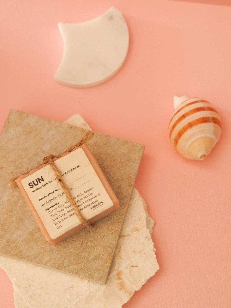 Natural Palm Free Naked Soap| Sun - Wattle&Clay