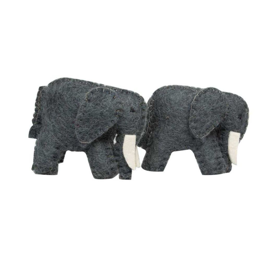 Papoose Felt Baby Elephant Toy - Wattle&Clay
