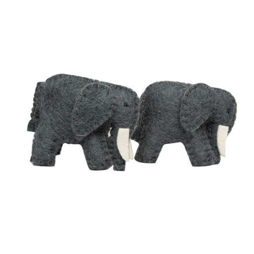 Papoose Felt Baby Elephant Toy - Wattle&Clay