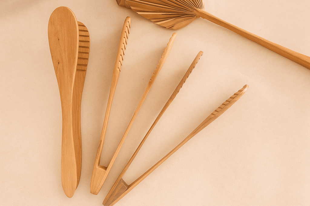 Papoose Wooden Tongs - Small Parts Play - Wattle&Clay
