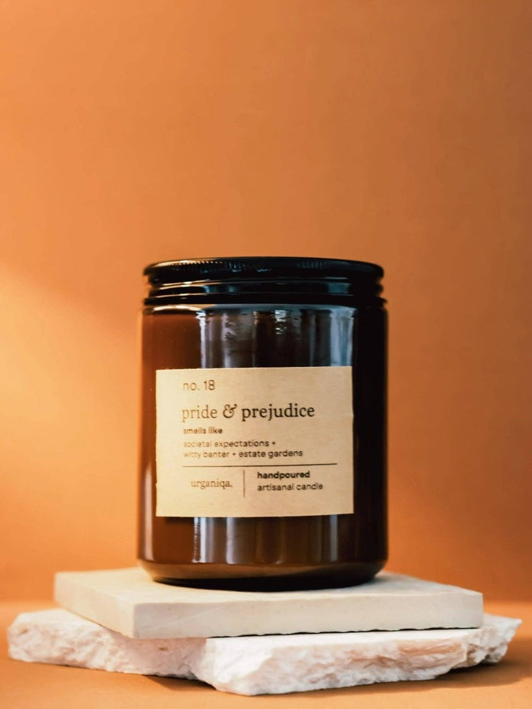 Pride & Prejudice Bookish Literary - inspired Scented Candle - Wattle&Clay