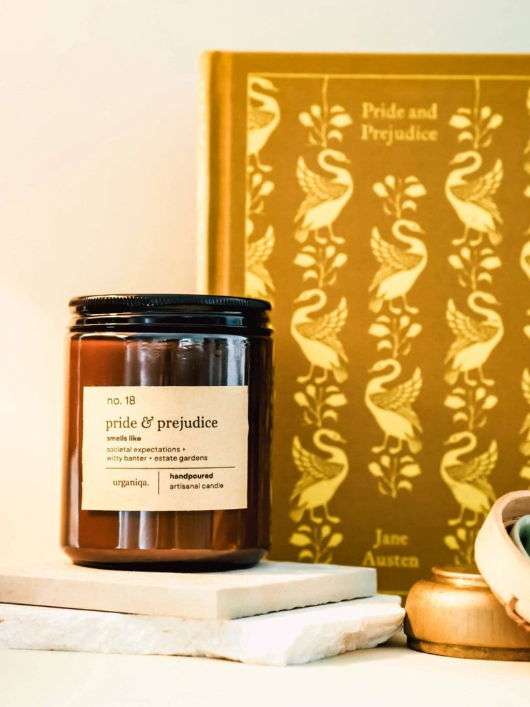Pride & Prejudice Bookish Literary - inspired Scented Candle - Wattle&Clay