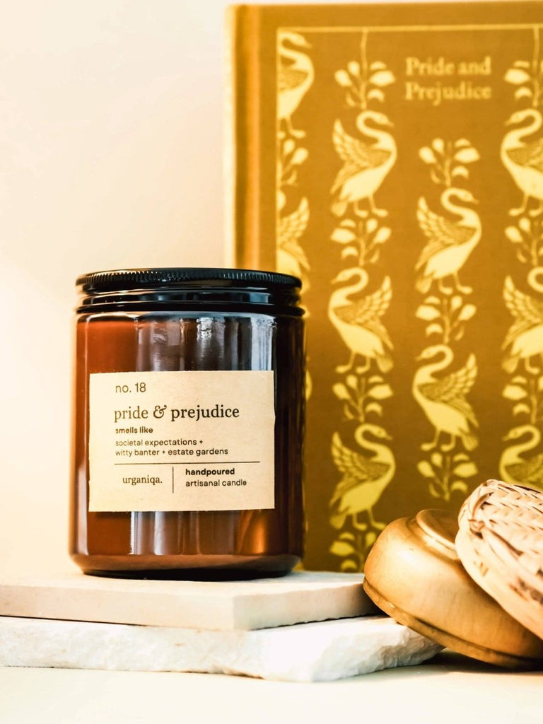 Pride & Prejudice Bookish Literary - inspired Scented Candle - Wattle&Clay