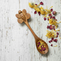 Butterfly Hand-Crafted Teak Spoon - Sensory Play