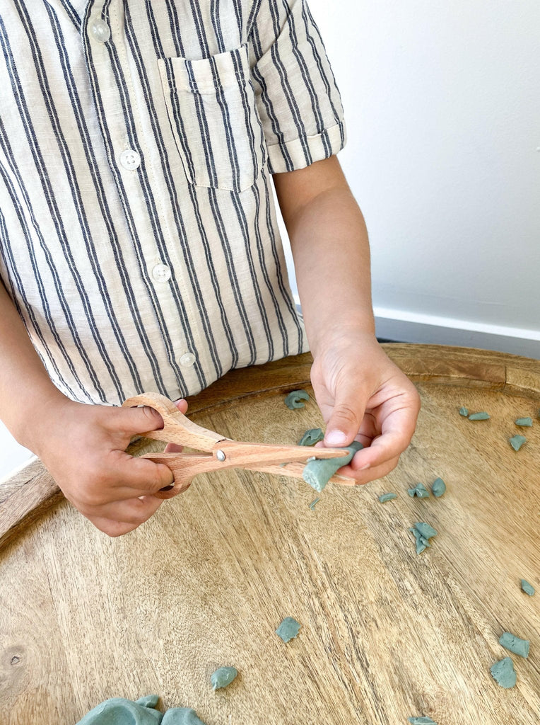 Wood Activity Board & Playdough Tool Set - Wattle&Clay