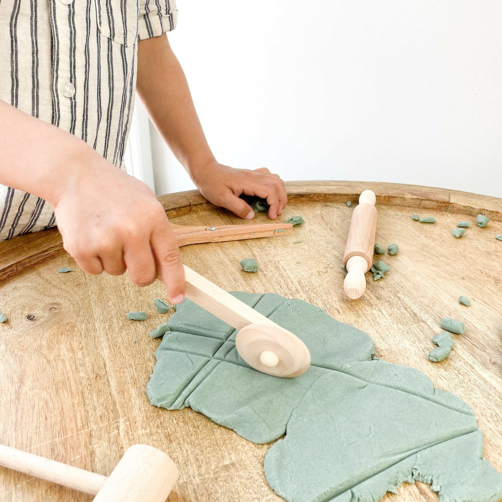 Wooden Play - dough Wheel - Wattle&Clay