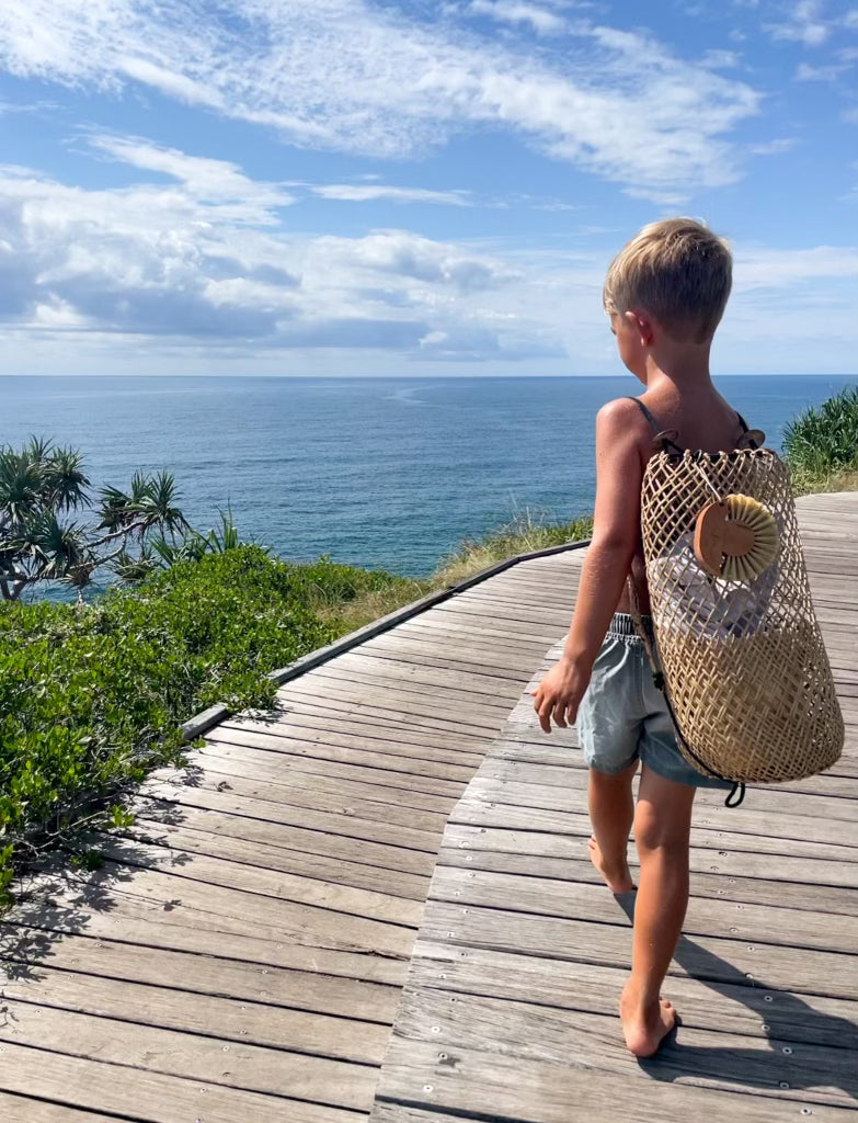 Borneo Rattan Backpack - Wattle&Clay