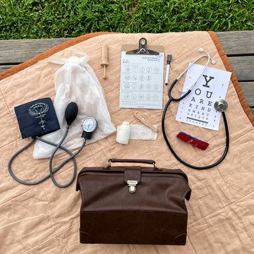 Childrens Doctor Kit & wooden toys